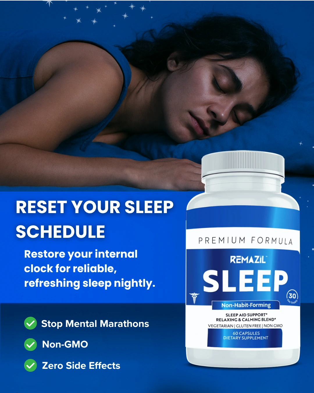 Sleep support — Own the night — ad 08
