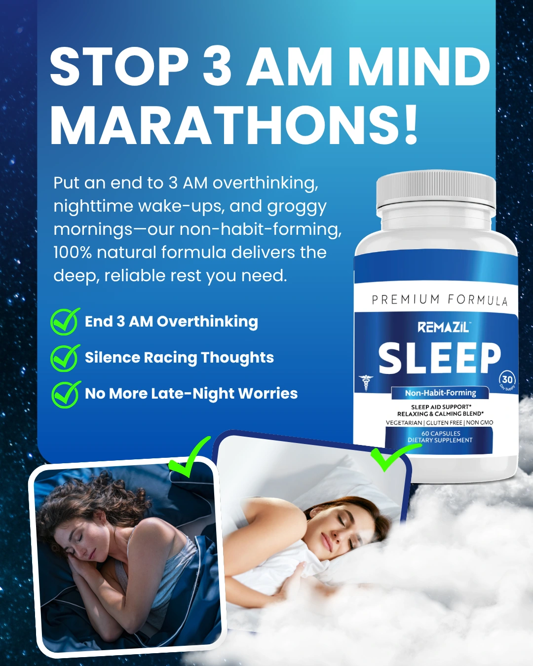 Sleep support — Own the night — ad 23