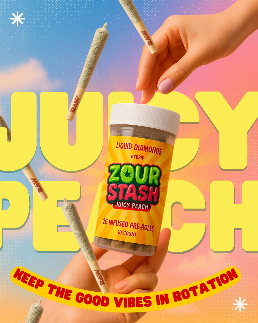 Flavor & energy — Tactile product worlds — ad 25