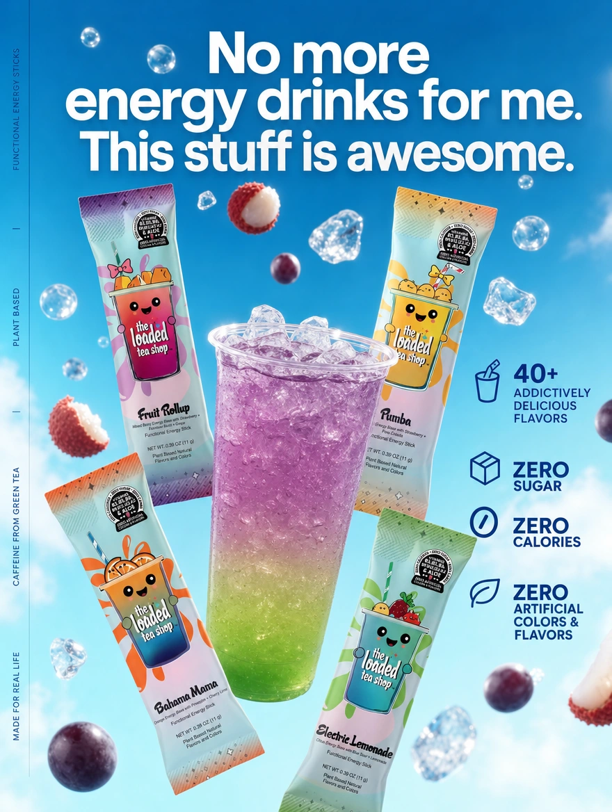 Flavor & energy — Benefit-led refreshment — ad 33